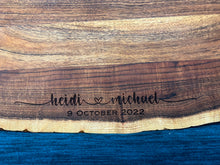 Load image into Gallery viewer, Chopping board with personalisation
